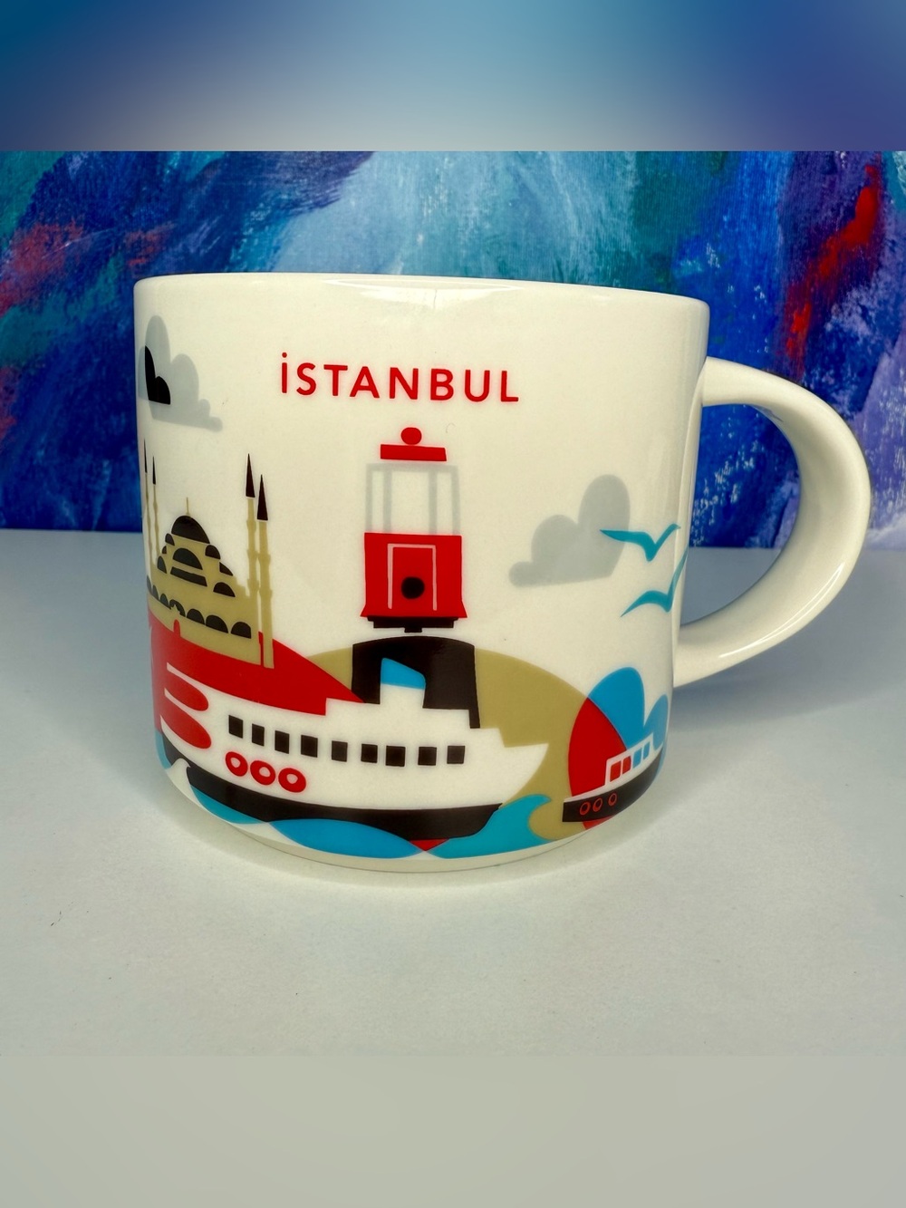 Starbucks Istanbul Mug You Are Here Collection Coffee Tea Cup Turkey 2019 14oz